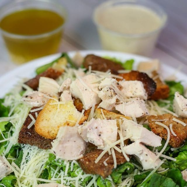 Chicken Caesar Salad.