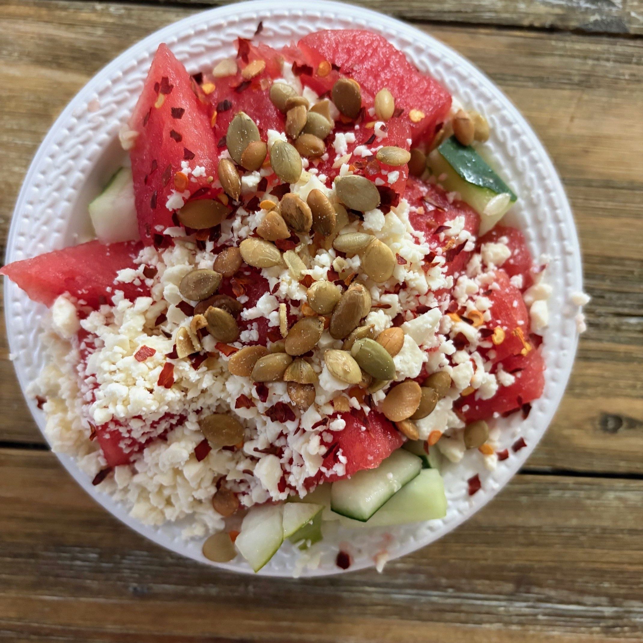 Watermelon Salad.