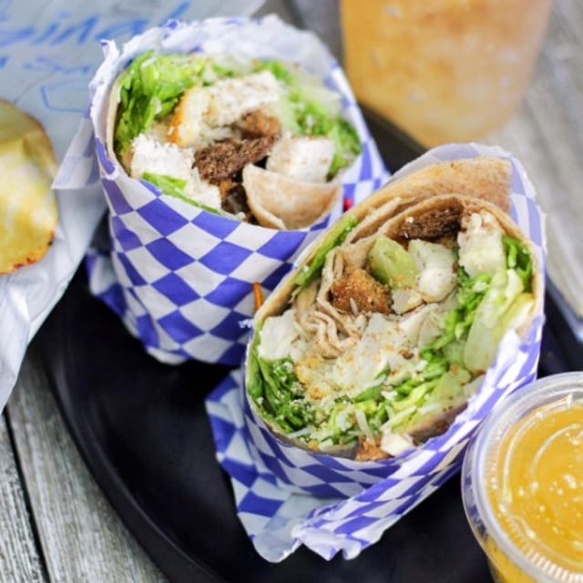 Chicken Caesar Wrap.